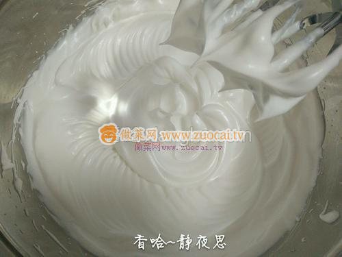 8寸戚风蛋糕的做法