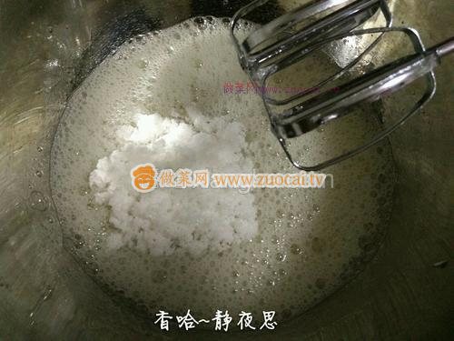 8寸戚风蛋糕的做法