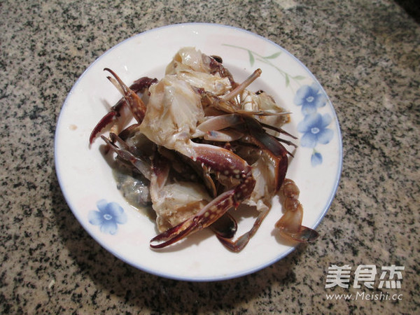 毛豆螃蟹花菜羹的做法