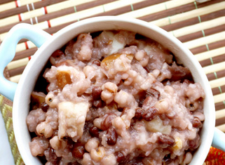 菱角红豆薏苡糯米饭的家常做法
