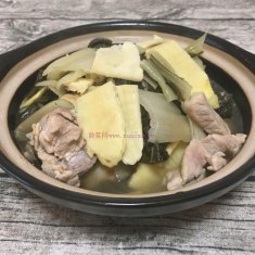 冬笋腌菜火锅的做法